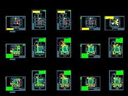 某食品廠消防通風中央空調施工圖免費下載 暖通圖紙